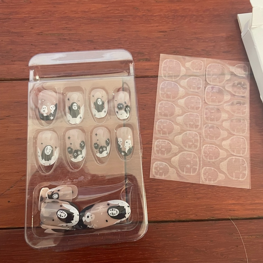 Studio Ghibli Miyazaki No Face Press on Nails New